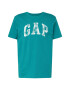 GAP Tricou 'FAMILY PRIDE' verde petrol / alb - Pled.ro