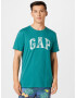 GAP Tricou 'FAMILY PRIDE' verde petrol / alb - Pled.ro