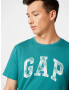 GAP Tricou 'FAMILY PRIDE' verde petrol / alb - Pled.ro