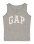 GAP Tricou gri amestecat / alb - Pled.ro