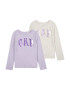 GAP Tricou gri amestecat / lila - Pled.ro