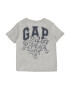 GAP Tricou gri amestecat / negru - Pled.ro