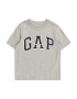 GAP Tricou gri amestecat / negru / alb - Pled.ro