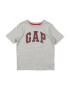 GAP Tricou gri deschis / roșu burgundy / negru - Pled.ro