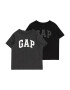 GAP Tricou gri închis / negru / alb - Pled.ro