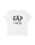 GAP Tricou 'PEANUTS' albastru noapte / galben / verde deschis / alb murdar - Pled.ro