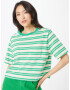 GAP Tricou 'REISSUE' verde jad / alb - Pled.ro