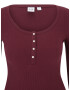 GAP Tricou roșu burgundy - Pled.ro