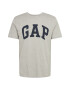 GAP Tricou 'V-BASIC LOGO T' gri - Pled.ro