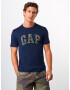 GAP Tricou 'V-SS CAMO ARCH LOGO TEE' bleumarin - Pled.ro