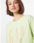 GAP Tricou verde deschis / portocaliu pastel - Pled.ro