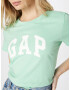 Gap Petite Tricou verde mentă / alb - Pled.ro