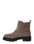 GEOX Ghete chelsea 'IRIDEA' gri taupe / negru - Pled.ro