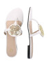 GERRY WEBER Flip-flops 'Gadera' auriu / alb - Pled.ro