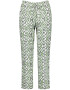 GERRY WEBER Pantaloni kaki / verde jad / verde deschis / alb - Pled.ro