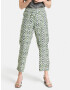 GERRY WEBER Pantaloni kaki / verde jad / verde deschis / alb - Pled.ro