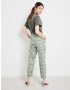 GERRY WEBER Pantaloni kaki / verde jad / verde deschis / alb - Pled.ro