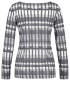 GERRY WEBER Tricou gri / gri metalic / gri închis / alb - Pled.ro