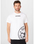 Gianni Kavanagh Tricou 'White Astral' negru / alb - Pled.ro