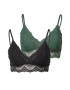 Gilly Hicks Sutien verde / negru - Pled.ro