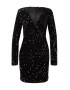 Gina Tricot Rochie de cocktail negru - Pled.ro