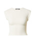 Gina Tricot Top gri deschis - Pled.ro