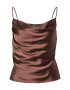 Gina Tricot Top 'Sandra' ciocolatiu - Pled.ro