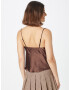 Gina Tricot Top 'Sandra' ciocolatiu - Pled.ro