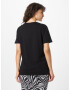 Gina Tricot Tricou 'Ellie' negru / alb - Pled.ro