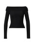 Gina Tricot Tricou negru - Pled.ro