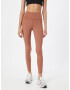 Girlfriend Collective Pantaloni sport maro caramel - Pled.ro