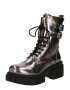 GLAMOROUS Botine 'Chunky' negru / argintiu - Pled.ro