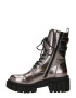 GLAMOROUS Botine 'Chunky' negru / argintiu - Pled.ro