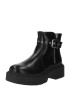 GLAMOROUS Botine negru / argintiu - Pled.ro