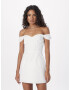 GLAMOROUS Rochie alb - Pled.ro