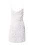 GLAMOROUS Rochie de cocktail argintiu - Pled.ro