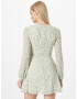 GLAMOROUS Rochie crem / kaki / verde pastel - Pled.ro