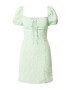 GLAMOROUS Rochie turcoaz / galben curry / verde deschis / alb murdar - Pled.ro