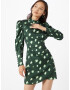 GLAMOROUS Rochie verde smarald / verde deschis - Pled.ro