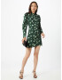 GLAMOROUS Rochie verde smarald / verde deschis - Pled.ro