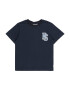 GRUNT Tricou 'Charles' bej / bleumarin / albastru fumuriu - Pled.ro