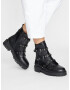 GUESS Botine 'OCEA' negru / argintiu - Pled.ro