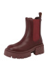 GUESS Ghete chelsea 'CHARLOTTE' roșu burgundy - Pled.ro