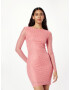 GUESS Rochie roz / transparent - Pled.ro