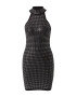 GUESS Rochie tricotat 'CELESTE' negru / argintiu - Pled.ro