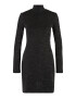 GUESS Rochie tricotat negru / argintiu - Pled.ro