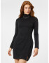 GUESS Rochie tricotat negru / argintiu - Pled.ro