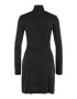 GUESS Rochie tricotat negru / argintiu - Pled.ro