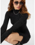 GUESS Rochie tricotat negru / argintiu - Pled.ro