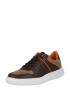 GUESS Sneaker low ciocolatiu / maro deschis / portocaliu / alb coajă de ou - Pled.ro